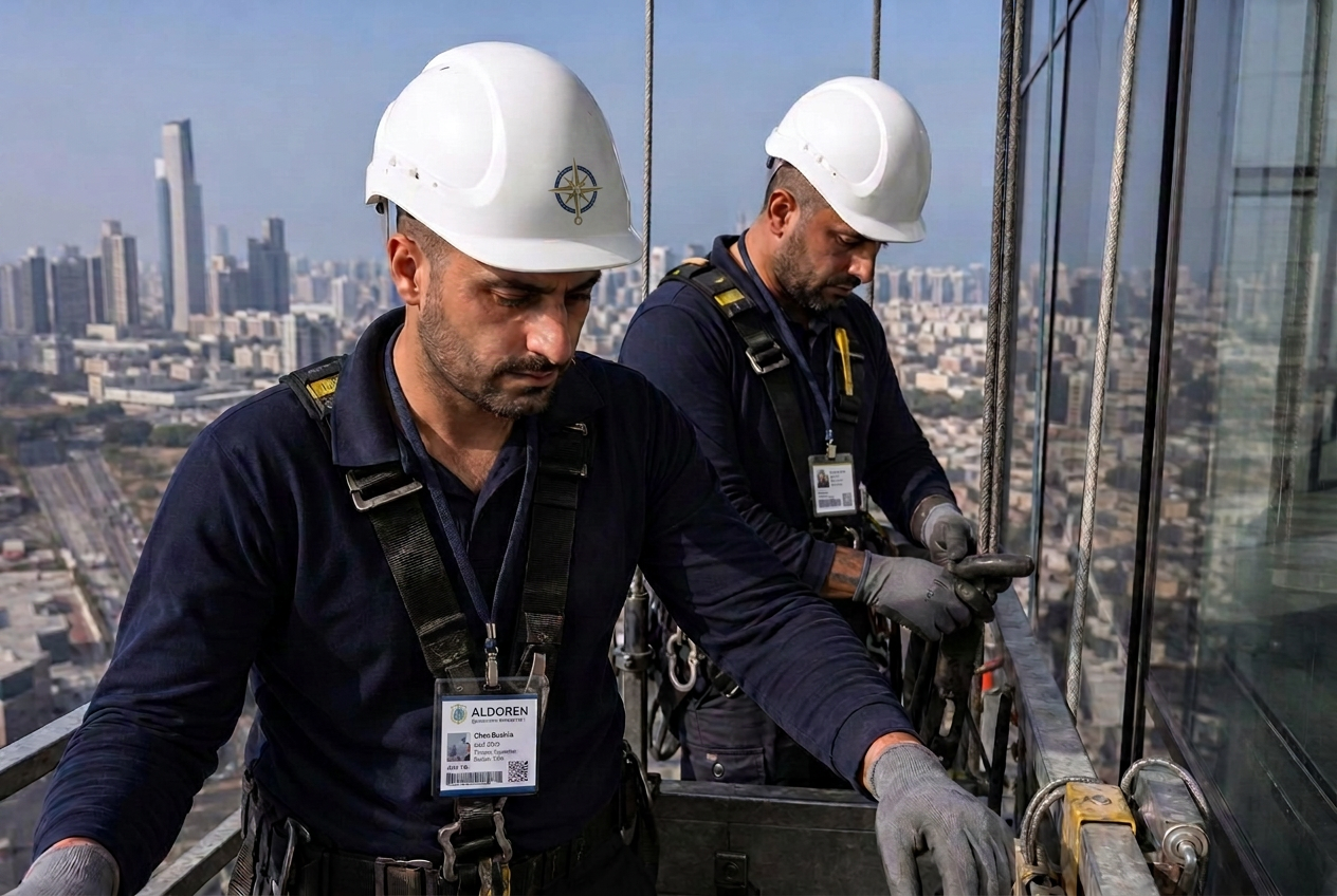 פעילות מבנים מסחריים בתמיכת אלדורן בישראל